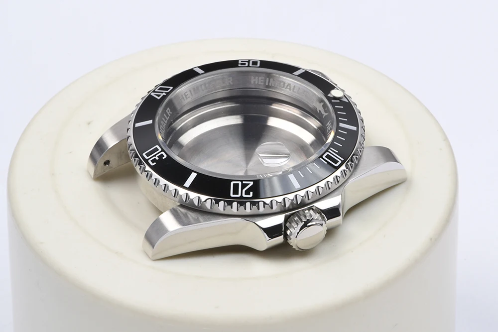 Stahlgehäuse GHOST C3 Leuchtendes Saphirglas Taucheruhrengehäuse für NH35/NH36 Automatikwerk Uhrenmod passend für Seiko Mod – Detail 5