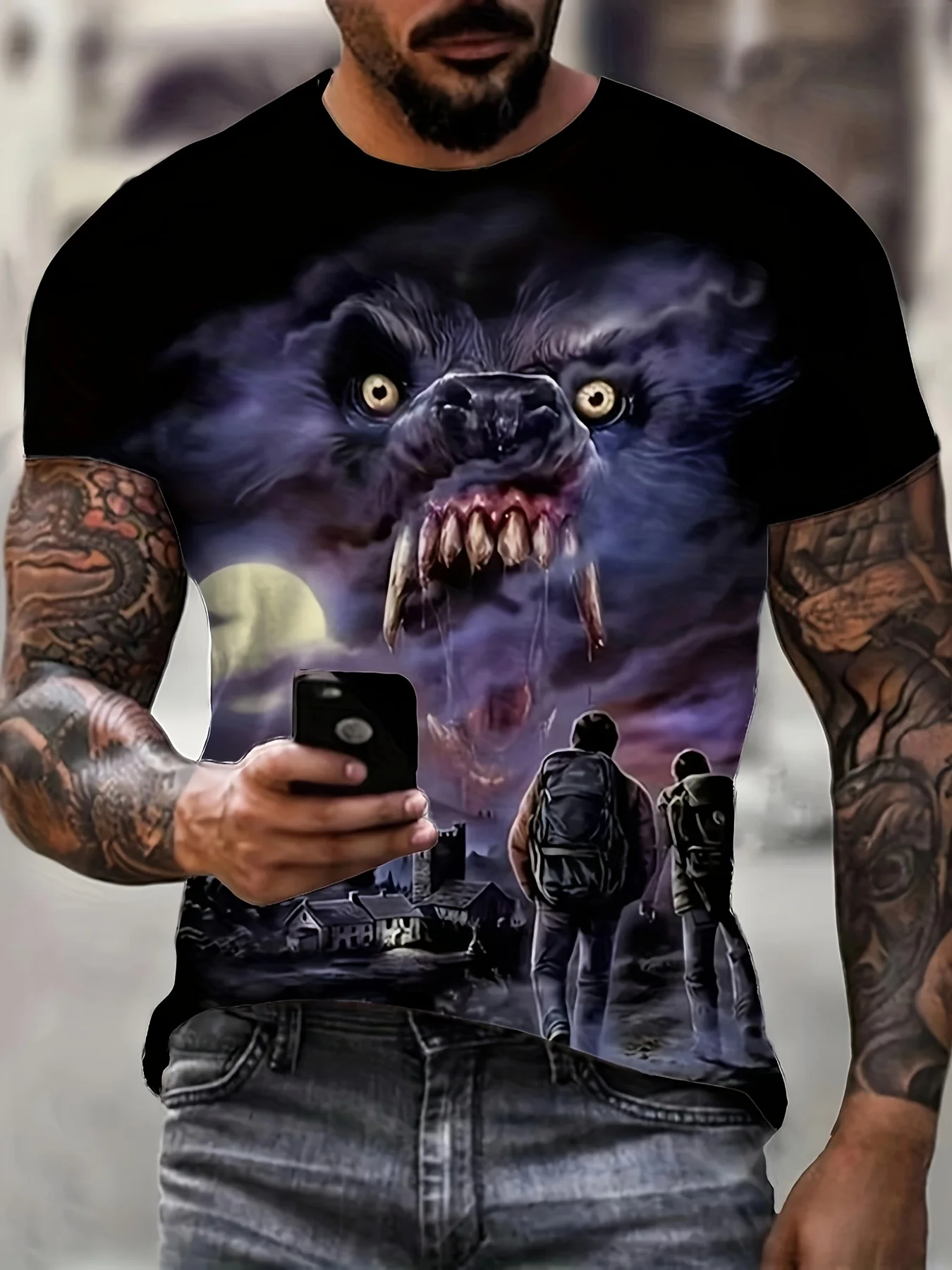 

pc Men'S Novelty 3D Dice and Playing Cards Graphic Print T-Shirt, Summer Fashion Casual Short Sleeve Crew Neck Tee,