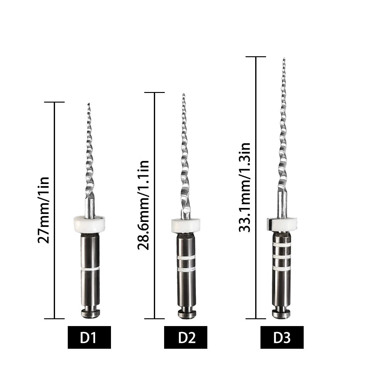 

6 шт. термоактиваемые вращающиеся файлы NiTi — лечение корневых каналов