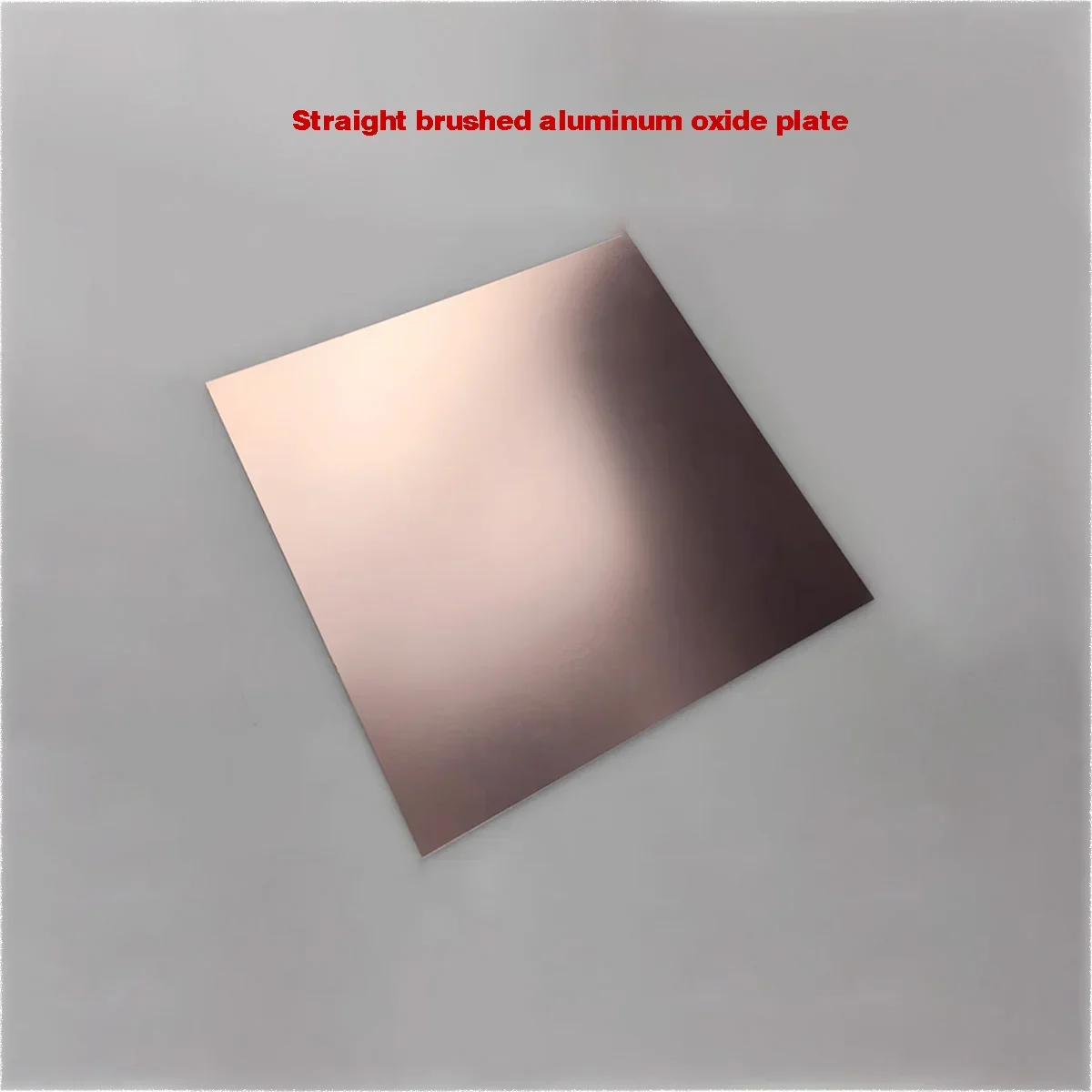 Rose gold brushed anodized aluminum plate/Aluminum Alloy Flat Plate THK 0.5/0.8/1.0/1.5/2.0mm