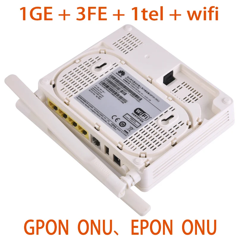 5PCS Original Bare Metal Adapter EG8141A5 1GE+3FE+1tel+Wifi Gpon ONU EPON ONT HS8145C FTTH Modem Router With English Software