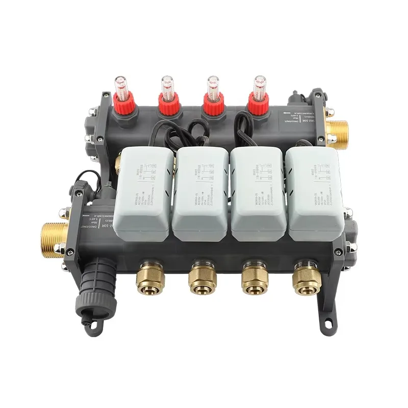 Hvac System Floor Radiant Heating Plastic Manifold