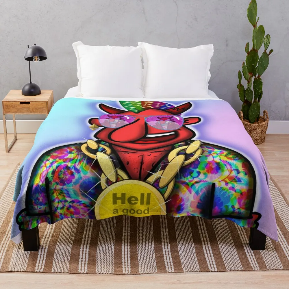 Devil Team #1876 Throw Blanket Loose Travel Weighted Blankets