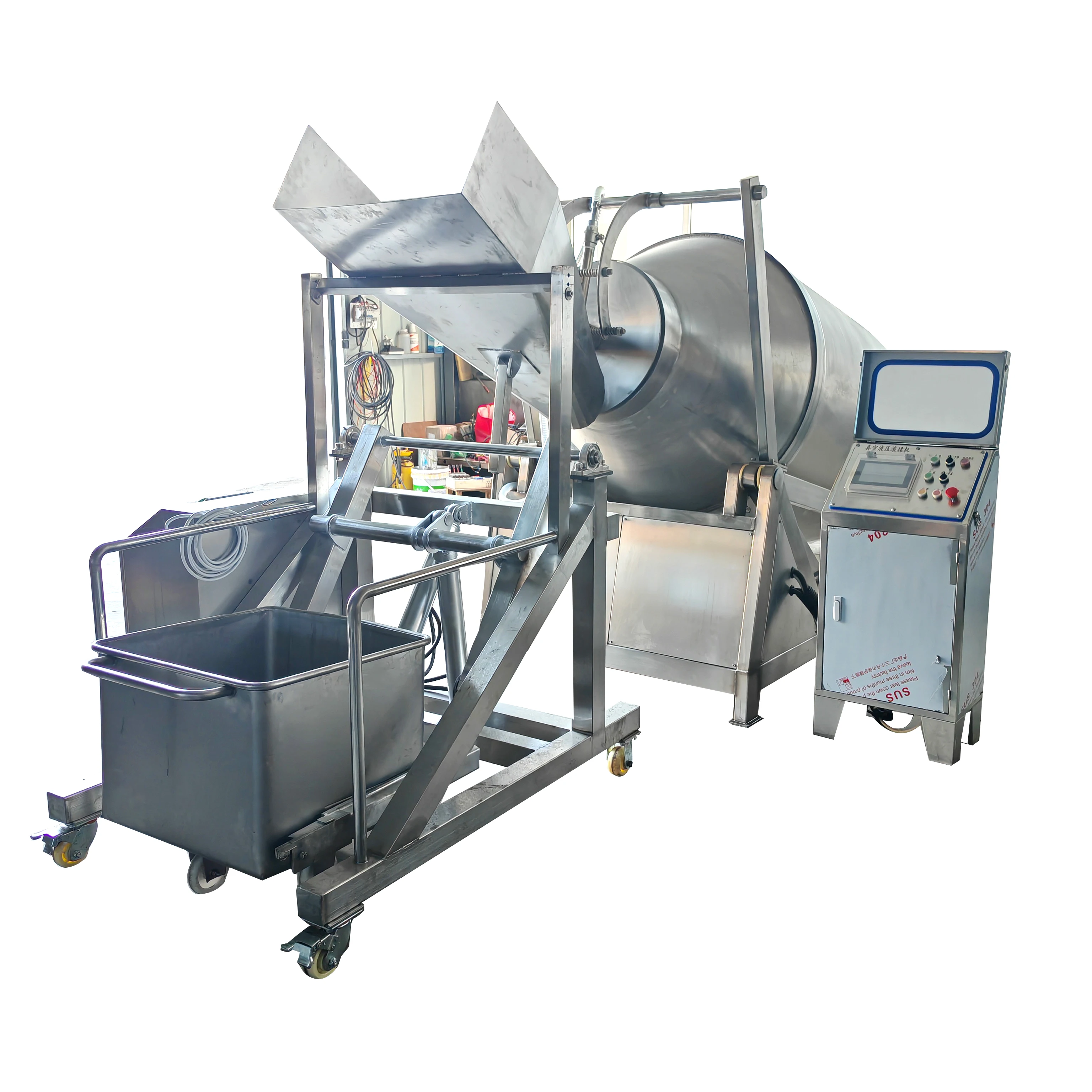 5 years guarantee vacuum meat massager mixer  tumbler  tumbling machine with refrigerator  for meat machine for sales price