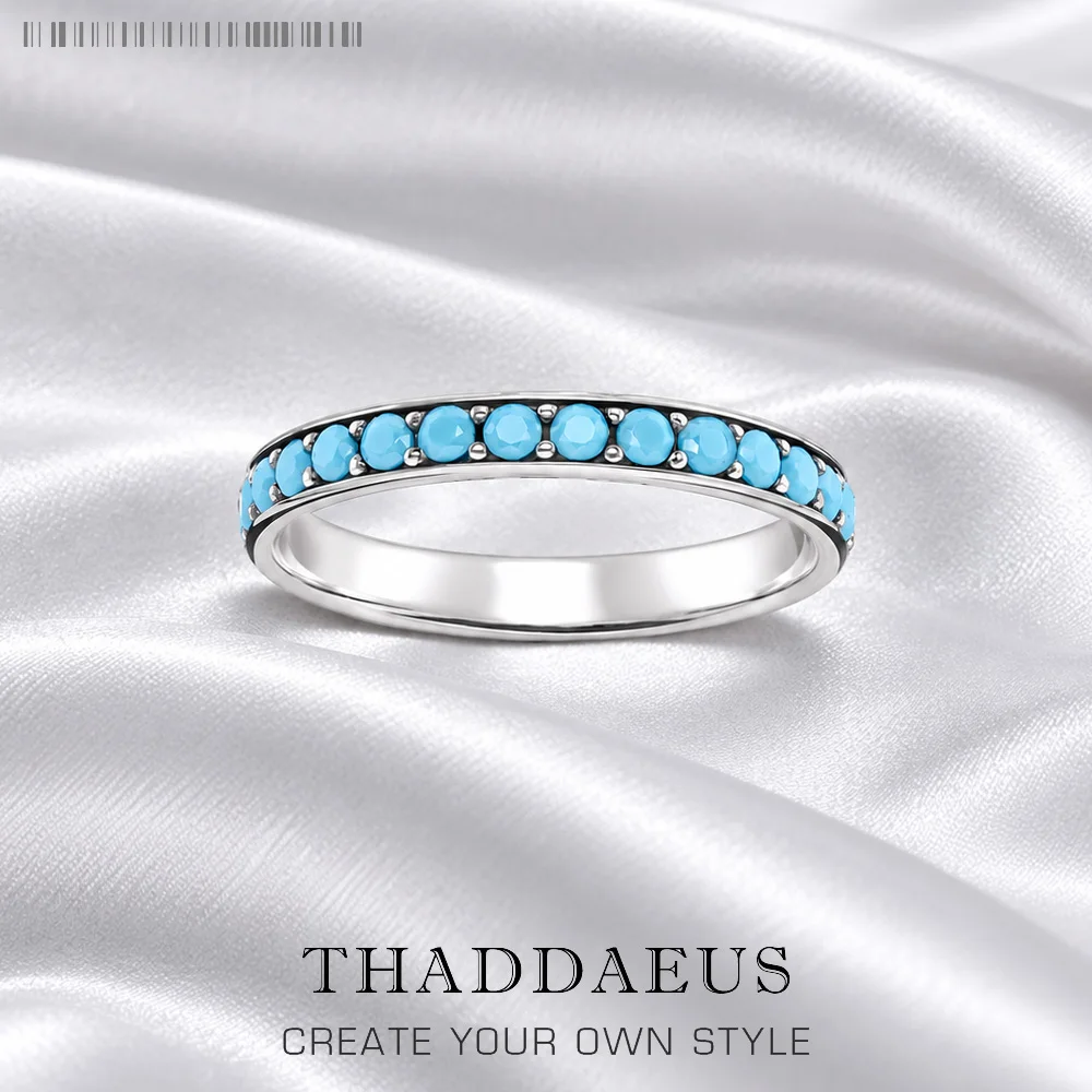 Women's Colorful Zircon 925 Sterling Silver Ring