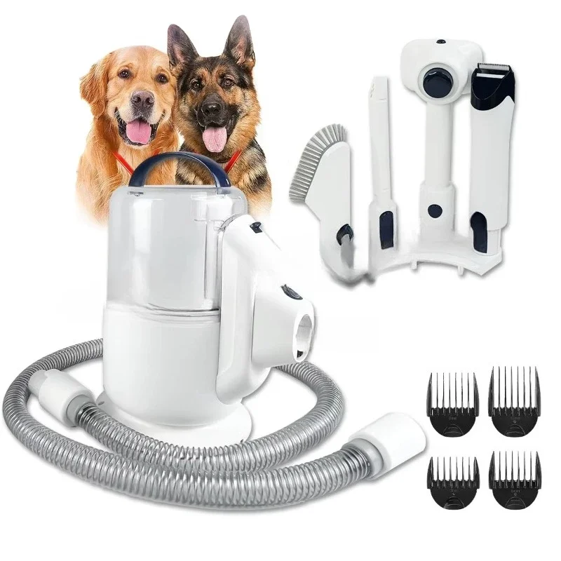 

Premium Cat & Dog Pet Hair Cutter Trimmer Scissors Shaver Animal Pet Hair Removal Vacuum Cleaner Grooming Tool Brush Kit