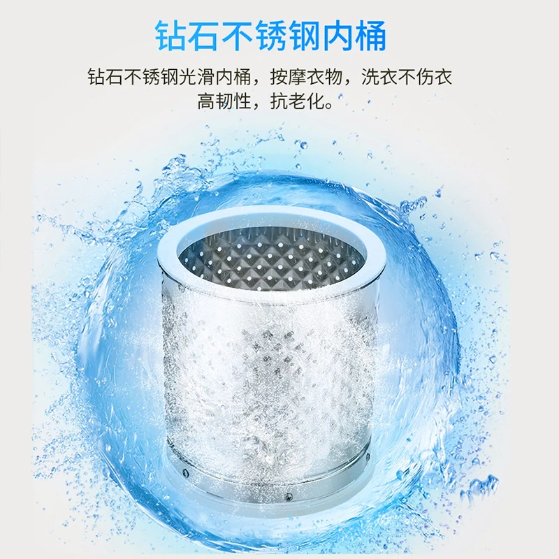 Xinfei-3kg一体型洗濯機,220v,赤ちゃん用,下着,溶剤洗浄用