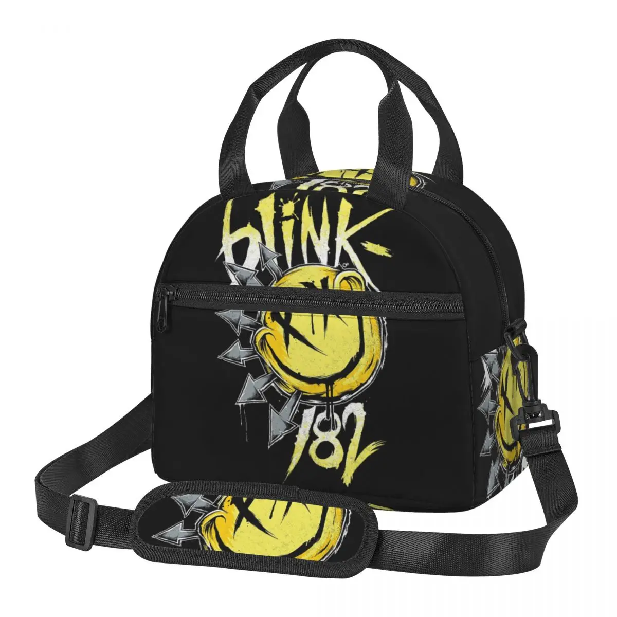 Blink 182 Lunch Bags Insulated Bento Box Leakproof Lunch Tote Picnic Bags Cooler Bag for Woman Travel