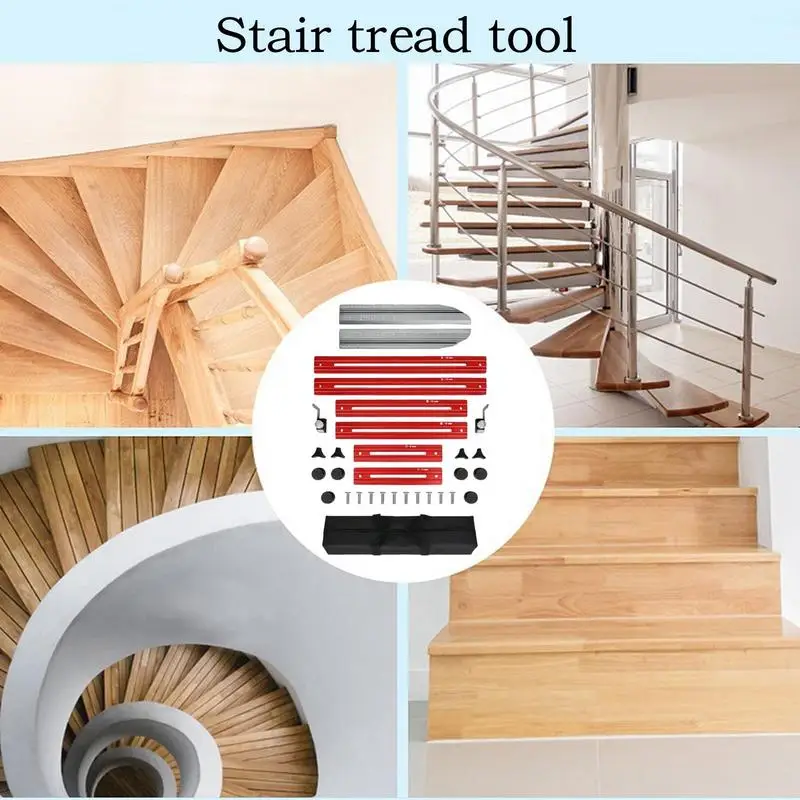 Solid Stair Tread Gauge Stair Tread Jig For Accurately Measuring Sturdy Stair Template Measuring Tool For Layout Shelf Drywall