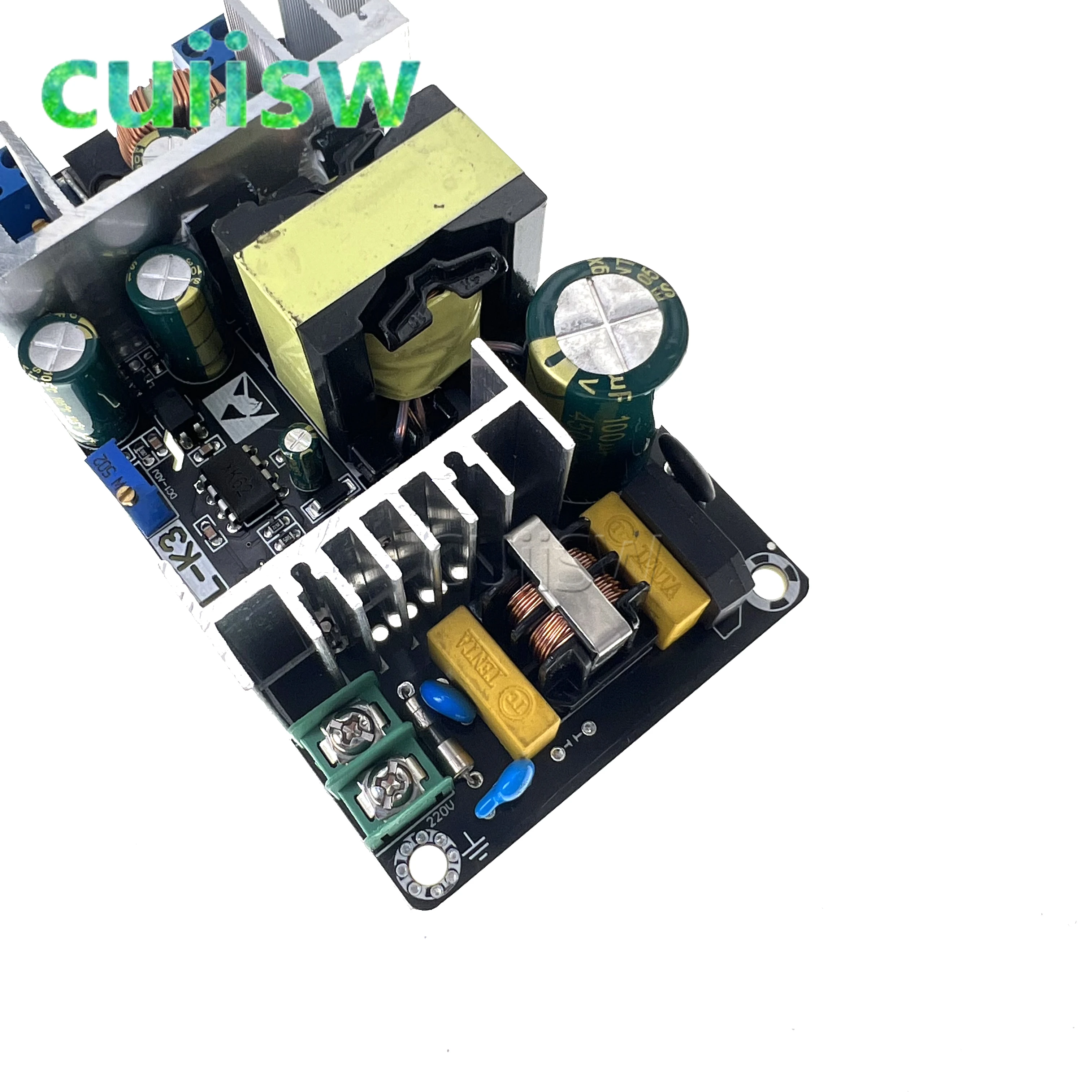 Modul Suplai Daya Sakelar Terisolasi Output Ganda Konverter Step Down Yang Dapat Disesuaikan AC-DC 110V 220V Ke 5V 12V 24V 36V 4-6A