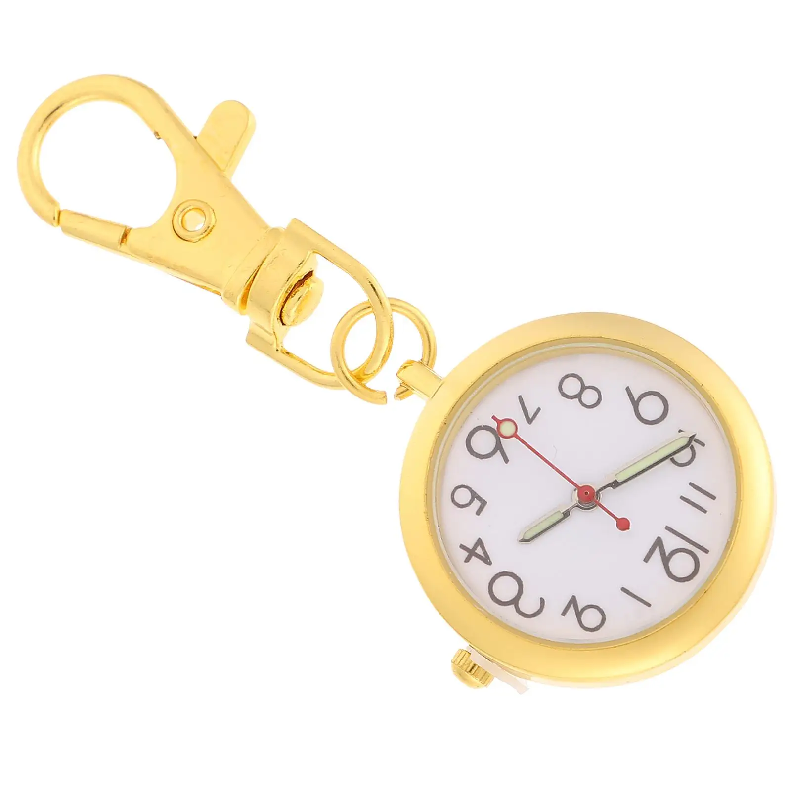 

Nurse Watch Clip On Pocket Watches Keychain Hanging Alloy Doctor Student Travel Gift For Hospital Use
