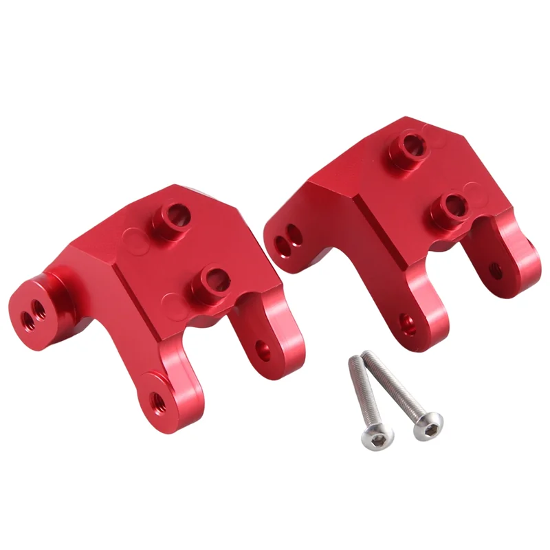 LMT 4S King Sling 4WD Monster 1/8 RCトラック交換用メタル合金製アッパー/ロアショックアブソーバーマウントブラケットセット 2個