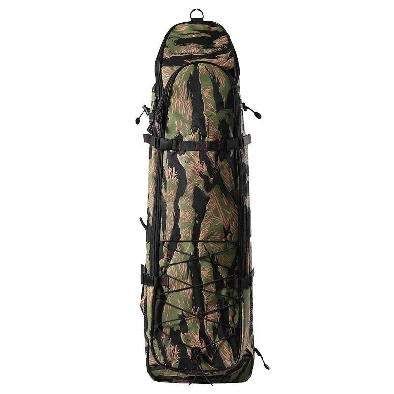 Free Diving Long Webbed Backpack, OEM Camo Long Frog Bag, Hunting Equipment