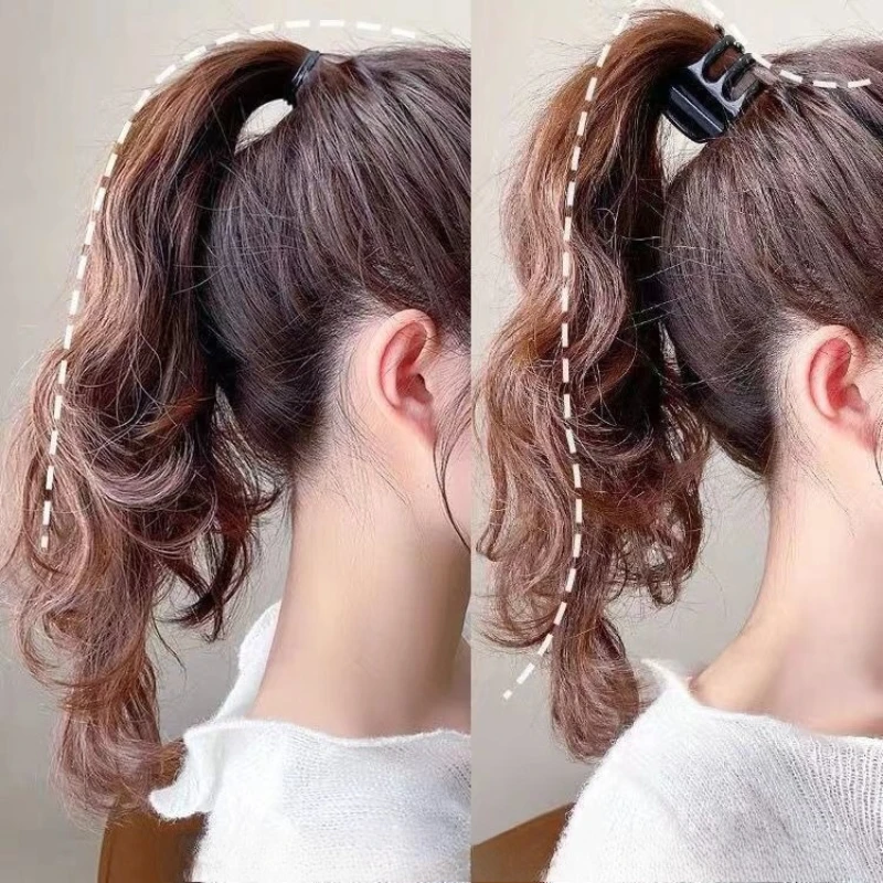 Матовый коготь для волос в виде тыквы, профессиональный салонный зажим для волос, держатель для высокого хвоста, элегантный аксессуар для волос, маленький зажим