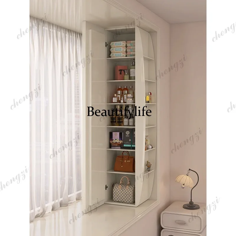 Z138 simple window sill balcony bay window cabinet space utilization shelf multi-functional large-capacity storage cabinet