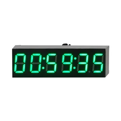 0.36 Inch 6-Bit Clock LED Digital Electronic Clock W Second Display Module Power Off Memory Brightness Adjustment