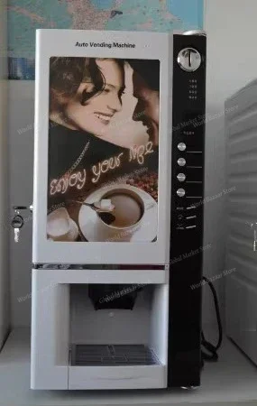 

Fully automatic coin-operated coffee machine 803, self-service restaurant 4s store, restaurant two-hopper fruit drink machine