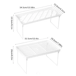 1PC S L Folding Shelf Storage Rack Kitchen Bathroom Folding Cabinet Storage Rack Kitchen Novelty Accessories Item Organizer