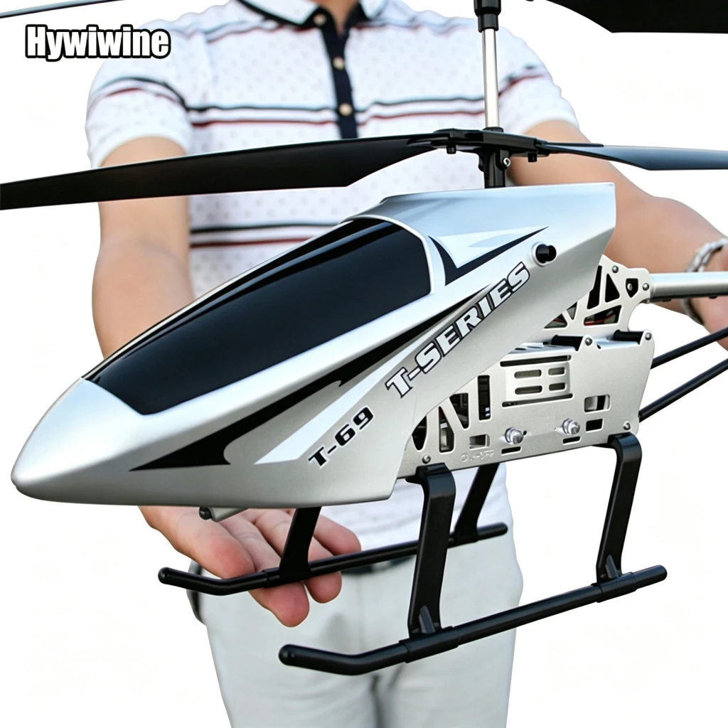 Large RC Helicopter 3.5CH Remote Control Aircraft Durable Outdoor Flying Drone Toys for Kids Gift Adults Rc Helicoptero