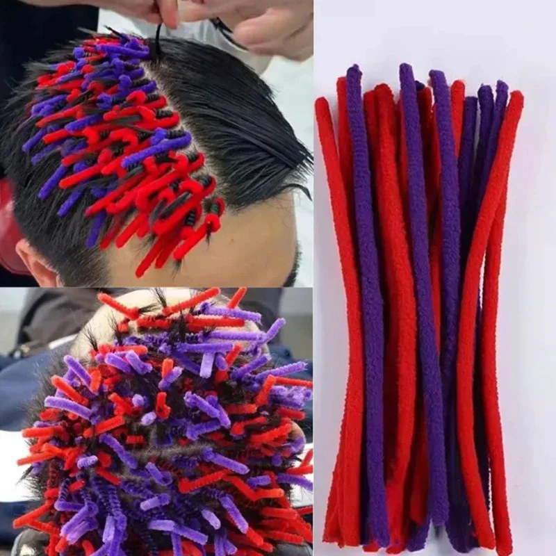 /YOV/4/6/8/10/12MM Afro Hair Perm Rods Small Wavy Fluffy Corn Perm Rollers Curlers Bar Curly Hair Maker Tools Hair Styling Tool