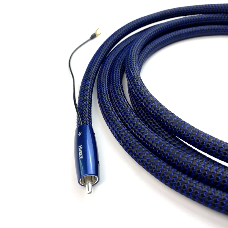 Husky Audio RCA Subwoofer Cable Silver Plated Low-Frequency Audio Interconnect Line