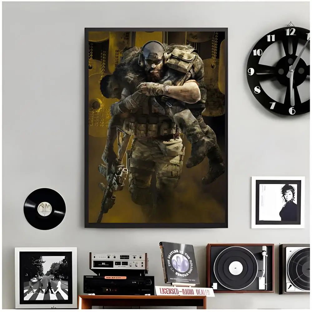 shooting game tactical D-Delta Force Hawk Ops Poster Modern Wall Art Home Decor Living Room Decorative Print Unframed