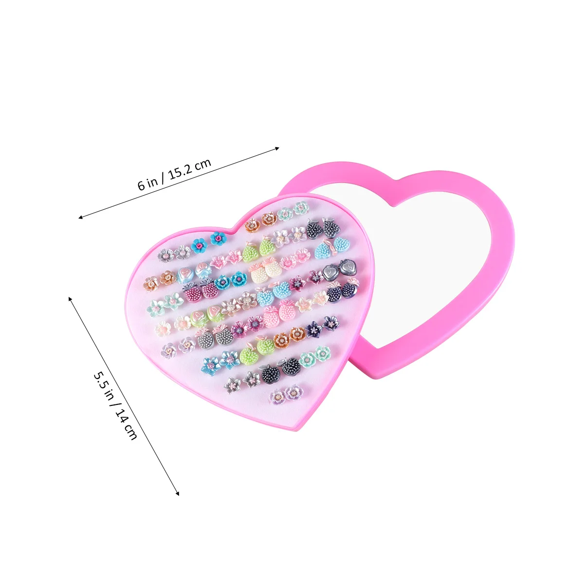

Ear Studs Set Eco Friendly Hypoallergenic Women Earrings Fashion Temperament Gift Party Wedding Jewelry Box