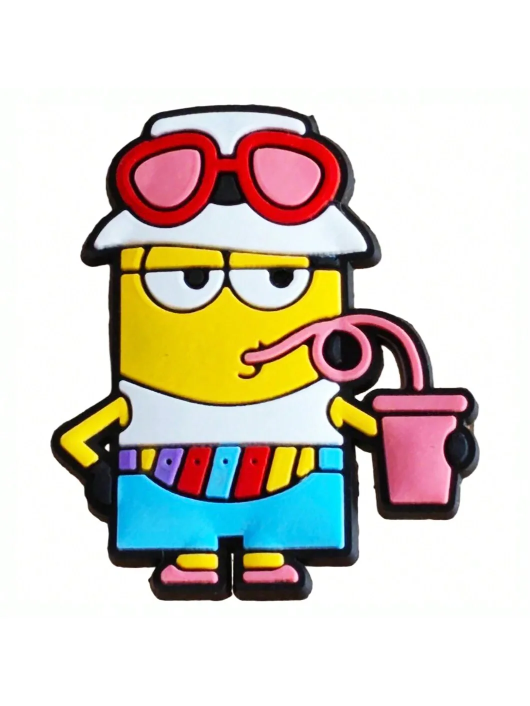 12-20pcs/set Cute Random Minions Series ​for Shoe Charms Accessories for Classic Clog Shoe Decoration Fit Wristband Kids Gifts image 3