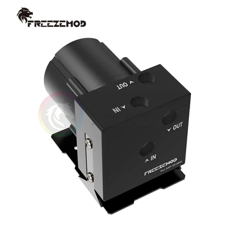

FREEZEMOD PU-MP-M18W, насос водяного охлаждения компьютера, водяной охладитель, можно регулировать, для замыкания головки, расход 7 метров, 1200 л.