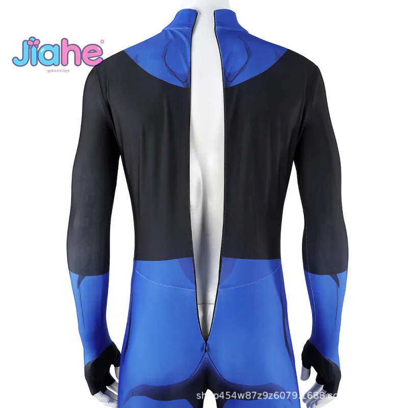 Mark Grayson Invincible Cos Season 3 Cosplay Costume Halloween party jumpsuit, headband, glasses set movie men's fantasy uniform