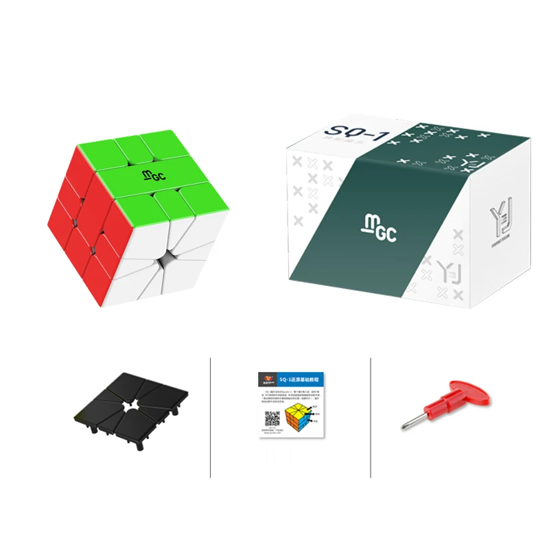 YJ MGC SQ1 Magnetische Magic Speed Cube MGC SQ-1 Stickerloze Professionele Fidget Speelgoed Yongjun MGC Square-1 Cubo Magico Puzzel