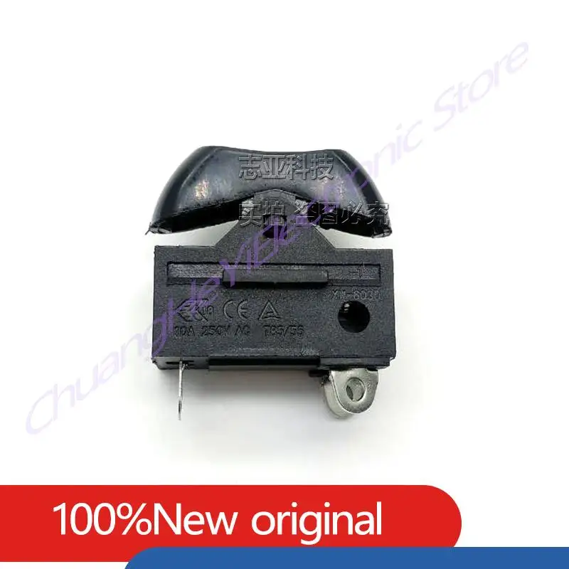 Hair Dryer Switch 3 Pin 3 Speed Copper Silver Point Environmental Flame Retardant RK2-33 Ship Type Switch 10A 250V
