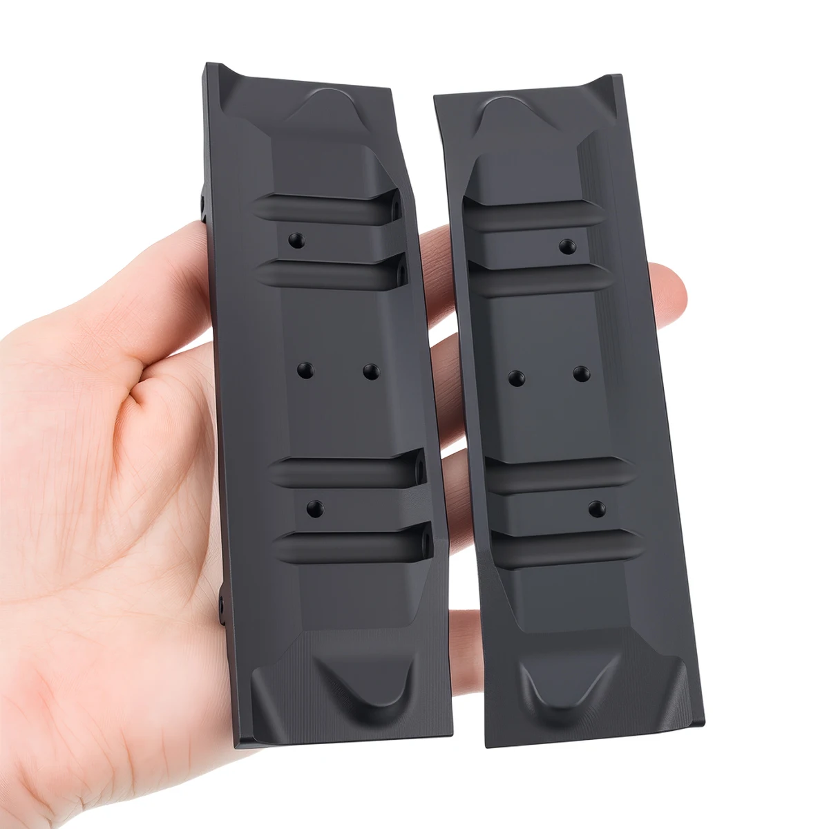 Vanquish VS4 10 Phoenix F10 1 10 RC Crawler Upgrade Part Aluminum Alloy Side Foot Pedal Rock Slider Accessories