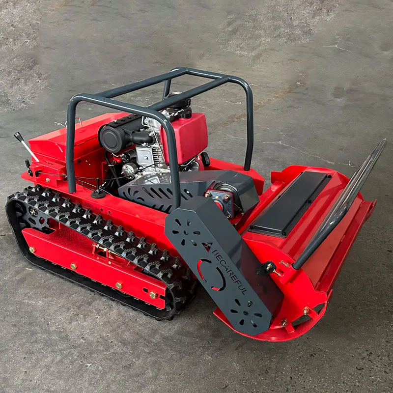 Customized Intelligent Automatic DIY Industrial Lawn Mower Multi-functional Garden Farm Use Crawler-type Self Propelled Powered