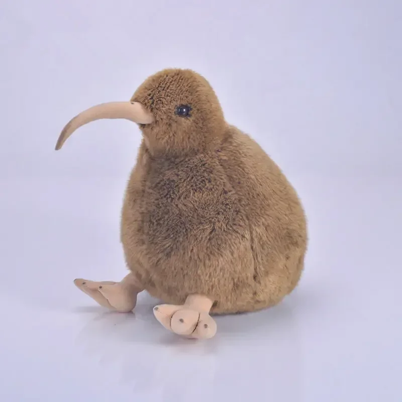 [Funny] Zoo 28cm Simulation Lifelike Kiwi Plush Toys Soft Kiwi bird Stuffed Animals doll Birthday Christmas Gifts For Kids