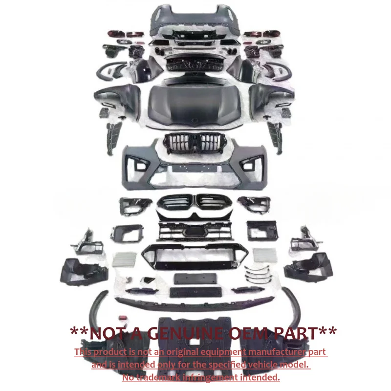 For BMW X6 E71 Old To New Upgrade New X6M Style Bumper Body Kit Modification Parts
