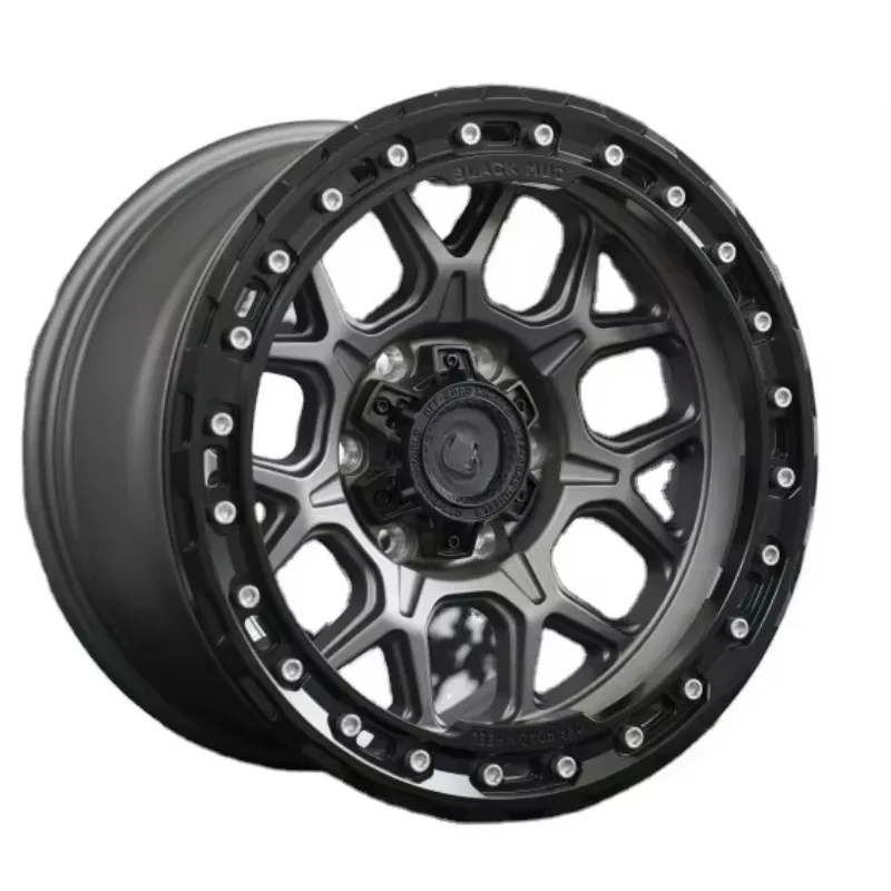 17 18 Inches Beadlock Rims Aluminum Alloy Beadlock Wheels 5*127 6*139.7 Flow Forming Forged Wheel Rims for Pickup Jeep Patrol!