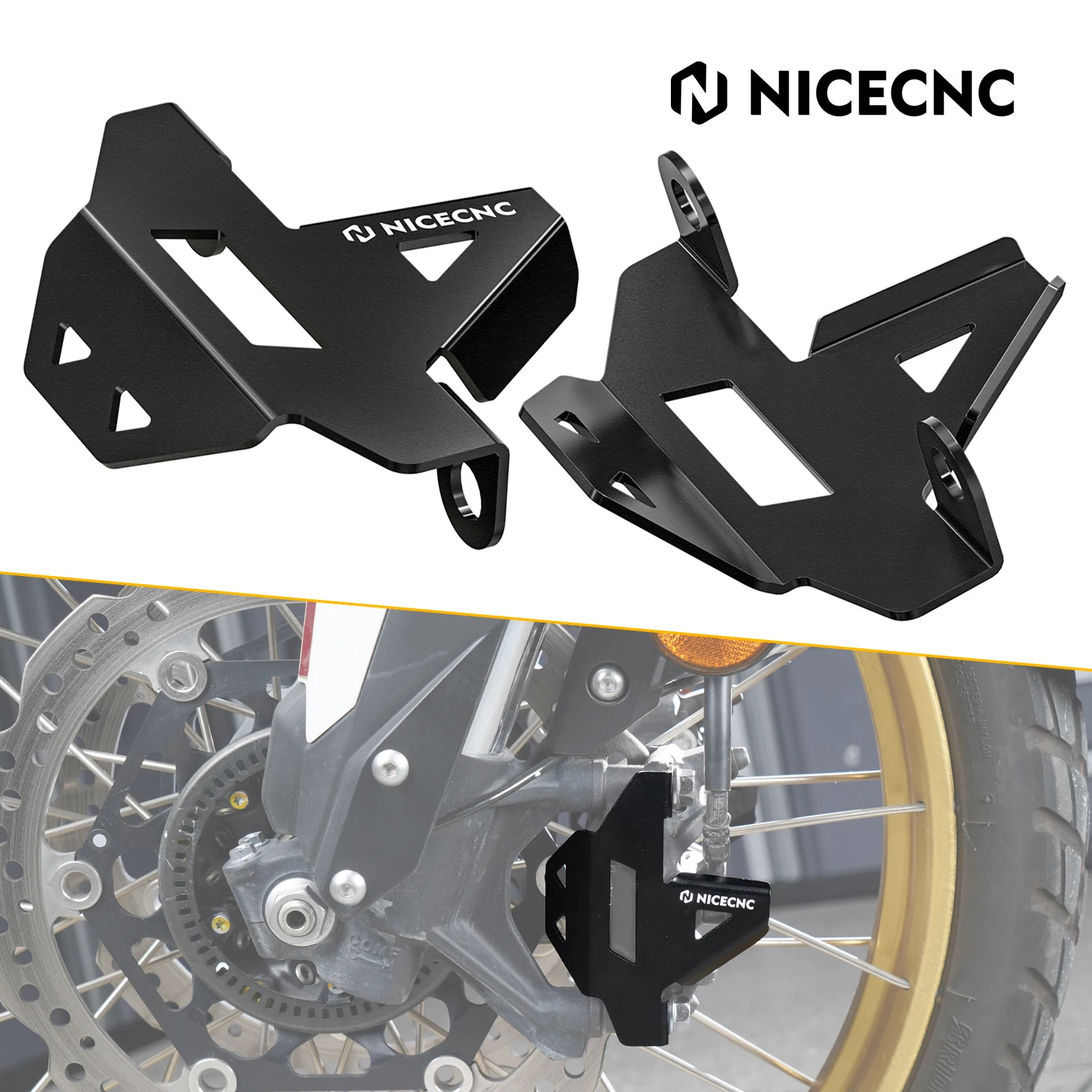 

For 2021-2025 Honda CRF1100L Africa Twin/Adventure/Sports/DCT Front Brake Caliper Guard Cover for CRF1000L Africa Twin 2016-2019