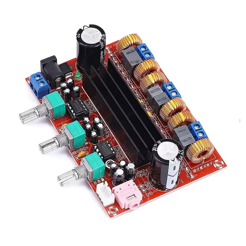 TPA3116D2 Channel 2.1 Digital Subwoofer Power Amplifier Board Module XH-M139 12V - 24V 2 * 50W + 100W