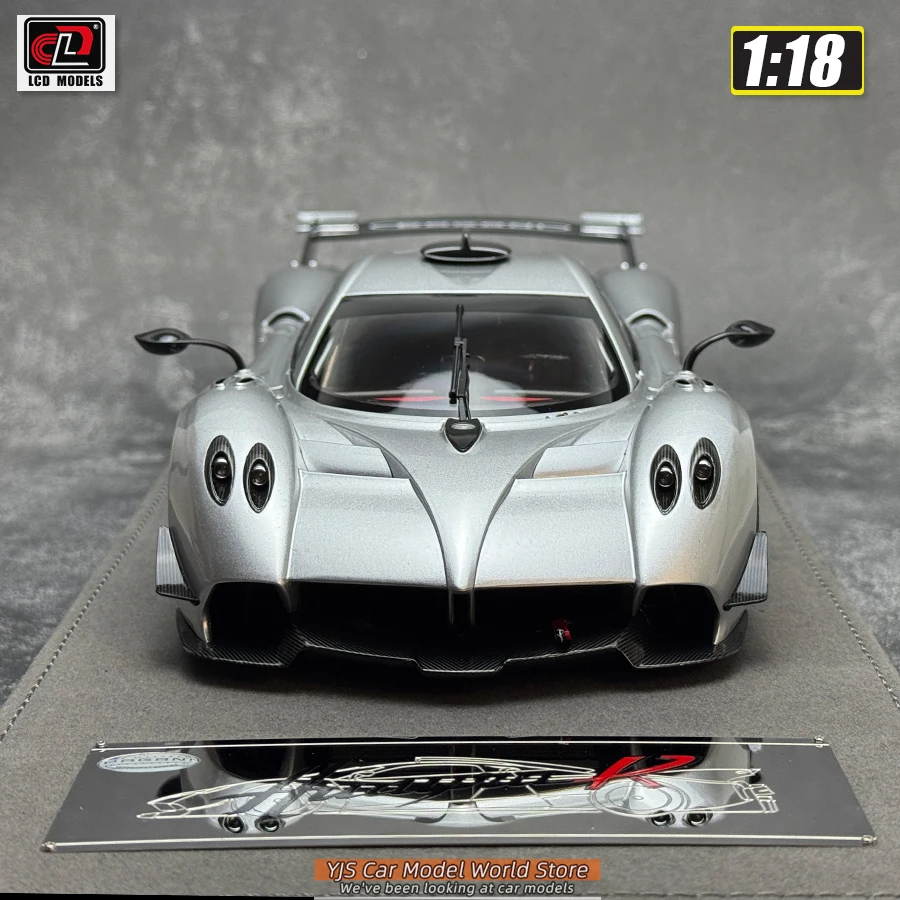 LCD Model 1/18 scale collection Pagani Huayra R Pearl white