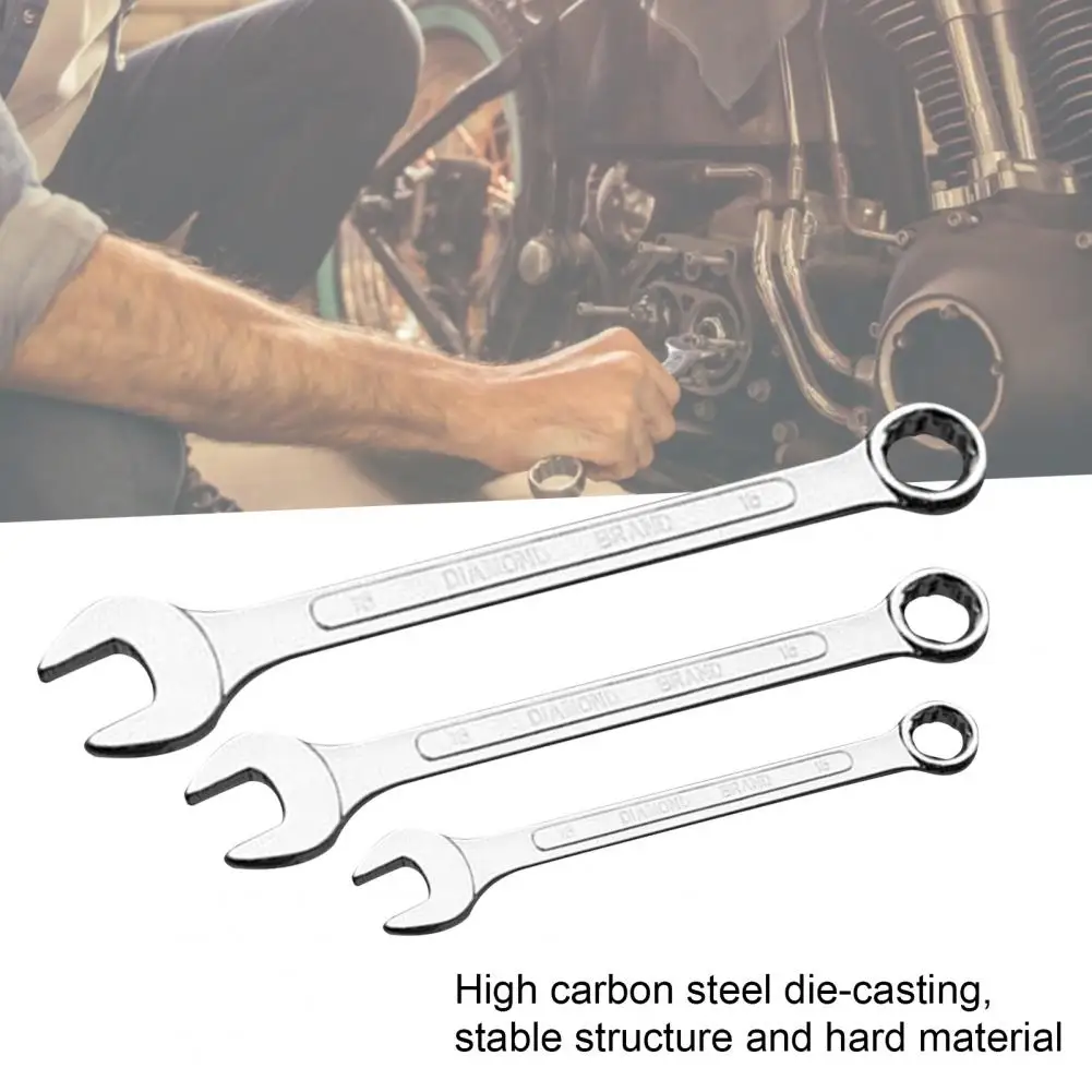 Anti-corrosion High Carbon Steel Ratchet Open-end Dual-use Spanner for Workshop