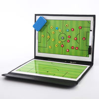 Foldable Football Magnetic Tactic Board Soccer Trainning Assisitant Equipment Tactical Board Football Training Tactics Clipboard