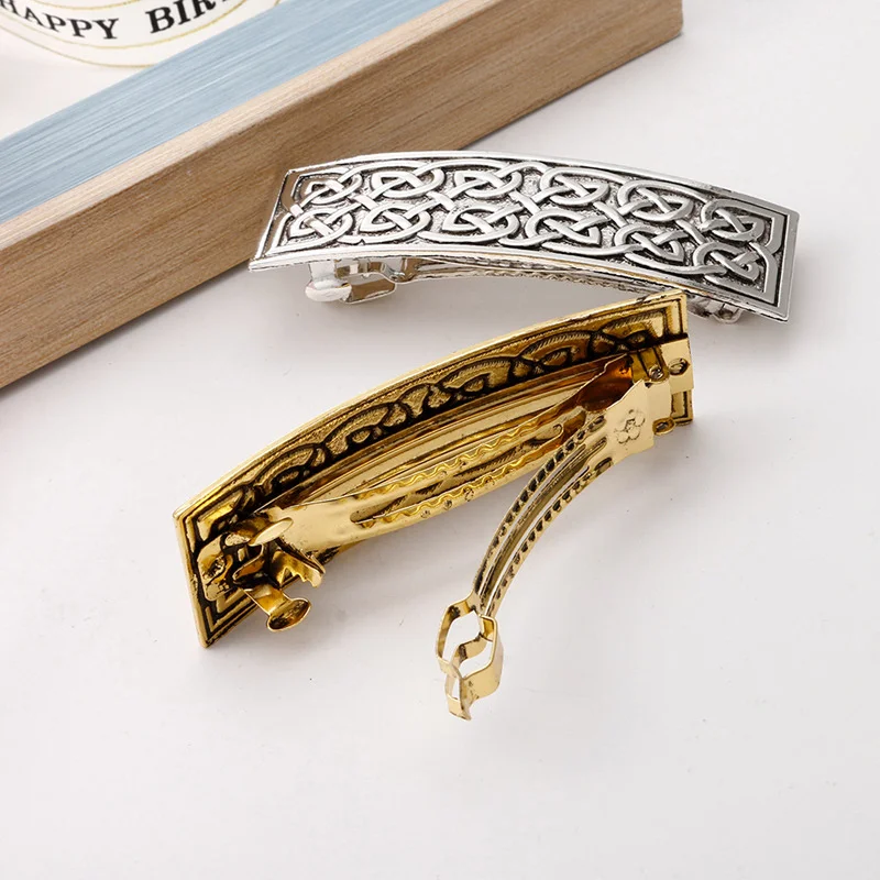 Nordic Culture Hairpin Retro Classic Style Celtic Spring Clip Norwegian Disc Hair Accessories