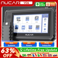 Herramientas profesionales de diagnóstico de automóviles THINKCAR MUCAR VO6, sistema completo, 28 restablecimientos, aceite, DPF, frenos, ETS, escáner VIN OBD2 automático gratuito de por vida