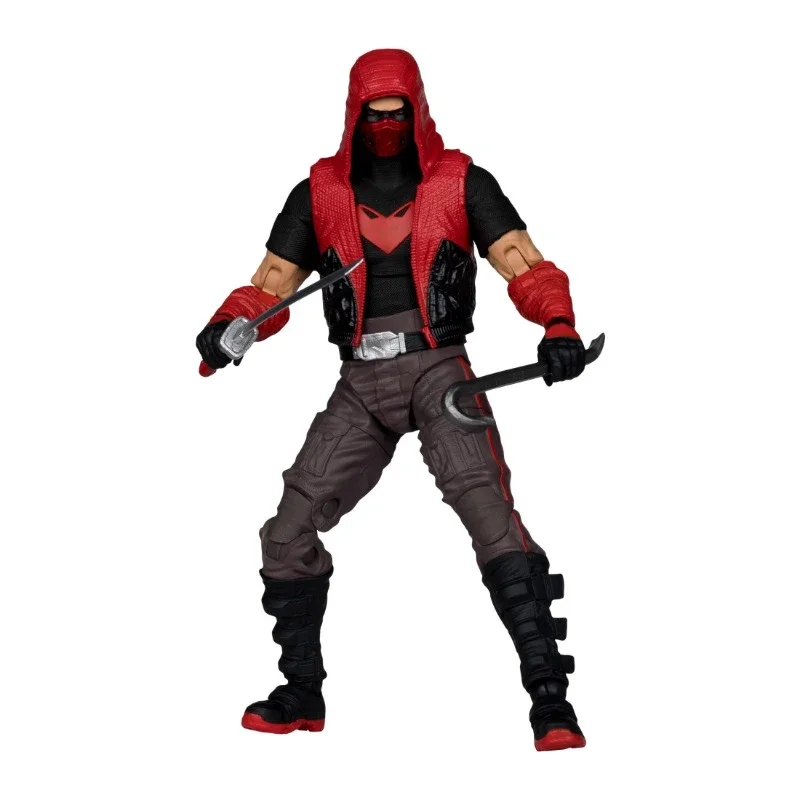 Nuovo 1/12 Comics Red Hood Motorcycle Joint Movable Figure Model Toy Collection Gift