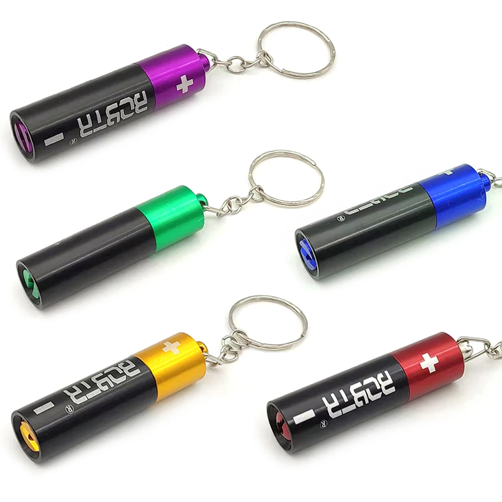 Battery Shaped Pendants Storage Case With Keychain Detachable Pipe For Smoking Accessories Men Women Gift Portable Tool