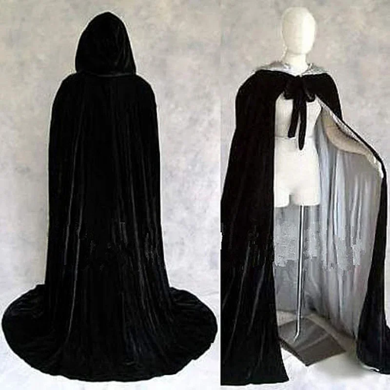 

Pageant Velvet Cloak Hooded cape Europe Style Robe Medieval Cape Shawl Party Queen Princess Wedding shawl cloak custom size