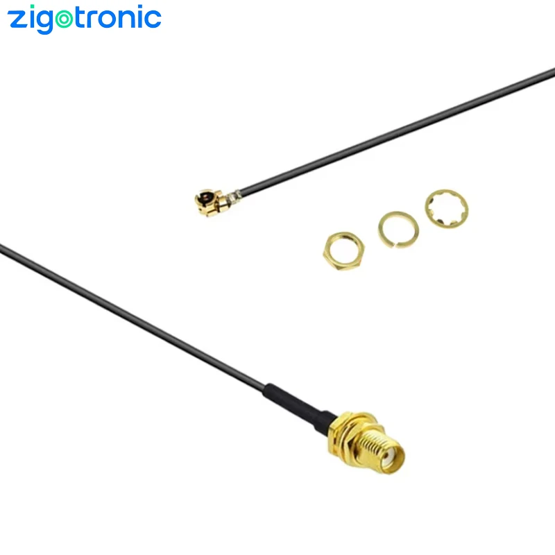 5cm 10cm 15cm 20cm 30cm RF1.13 SMA Female Pigtail Cable SMA Antenna Cable to UFL/U.FL IPX1 for Mini PCI-E Card