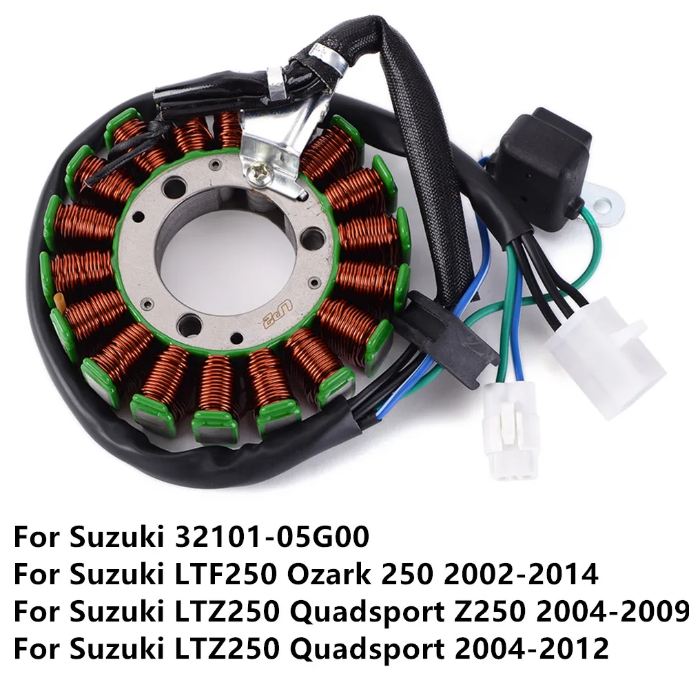 Stator Coil For Suzuki LTF250 Ozark 250 2002-2014 LTZ250 Quadsport Z250 2004 2005 2006 2007 2008 2009 32101-05G00