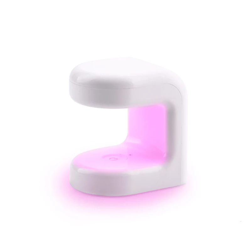 Nowa Mini Lampa do Fototerapii Paznokci Przenośna Akumulatorowa LED Miniaturowa Suszarka do Lakieru do Paznokci na Pojedynczy Palec